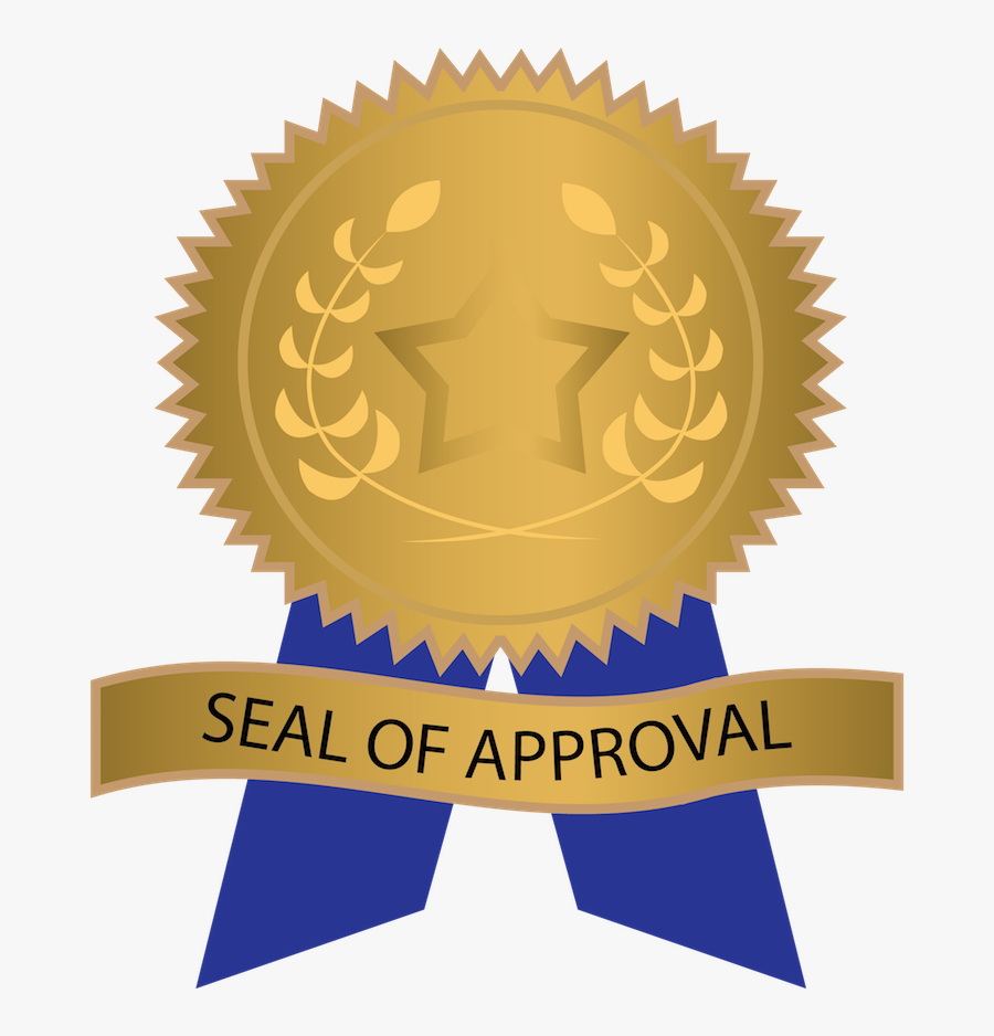 Red Seal For Document, Transparent Clipart