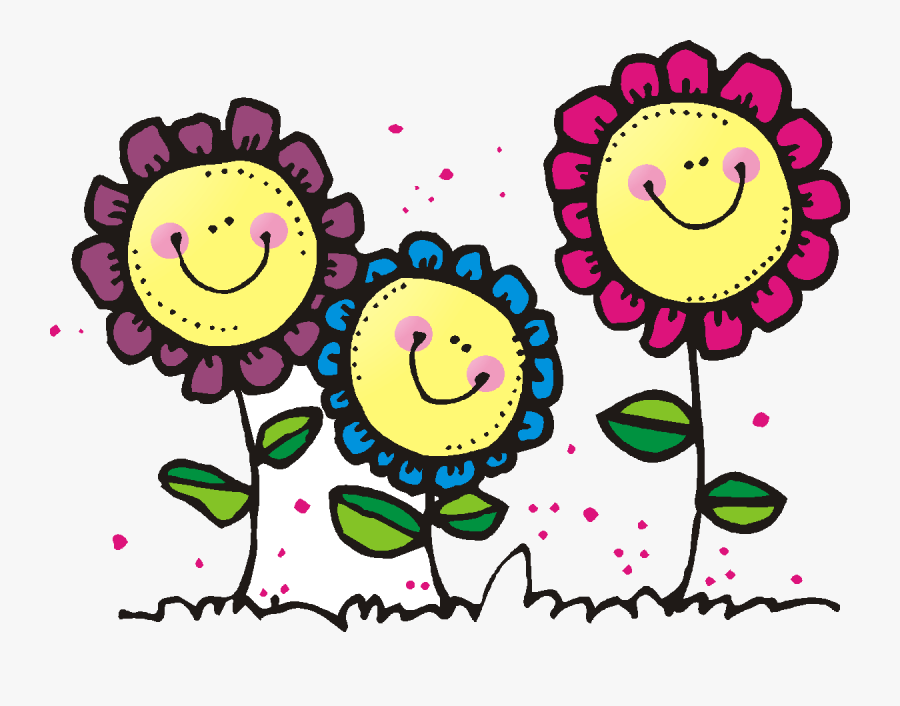 Showing Post & Media For Smiling Flower Cartoon - Flower Happy Face Clipart, Transparent Clipart