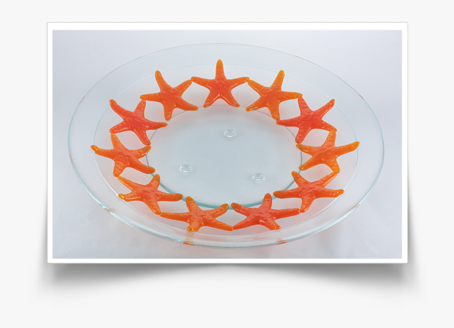 Large Sea Star Rimmed Bowl, Transparent Clipart