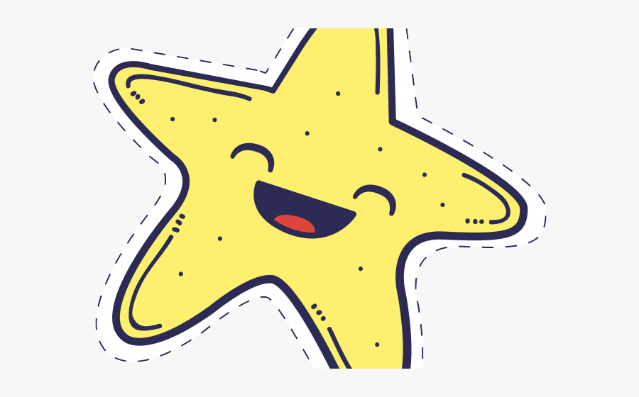 Star Fruit Clipart Starfish - Stickers Unicornio Png, Transparent Clipart