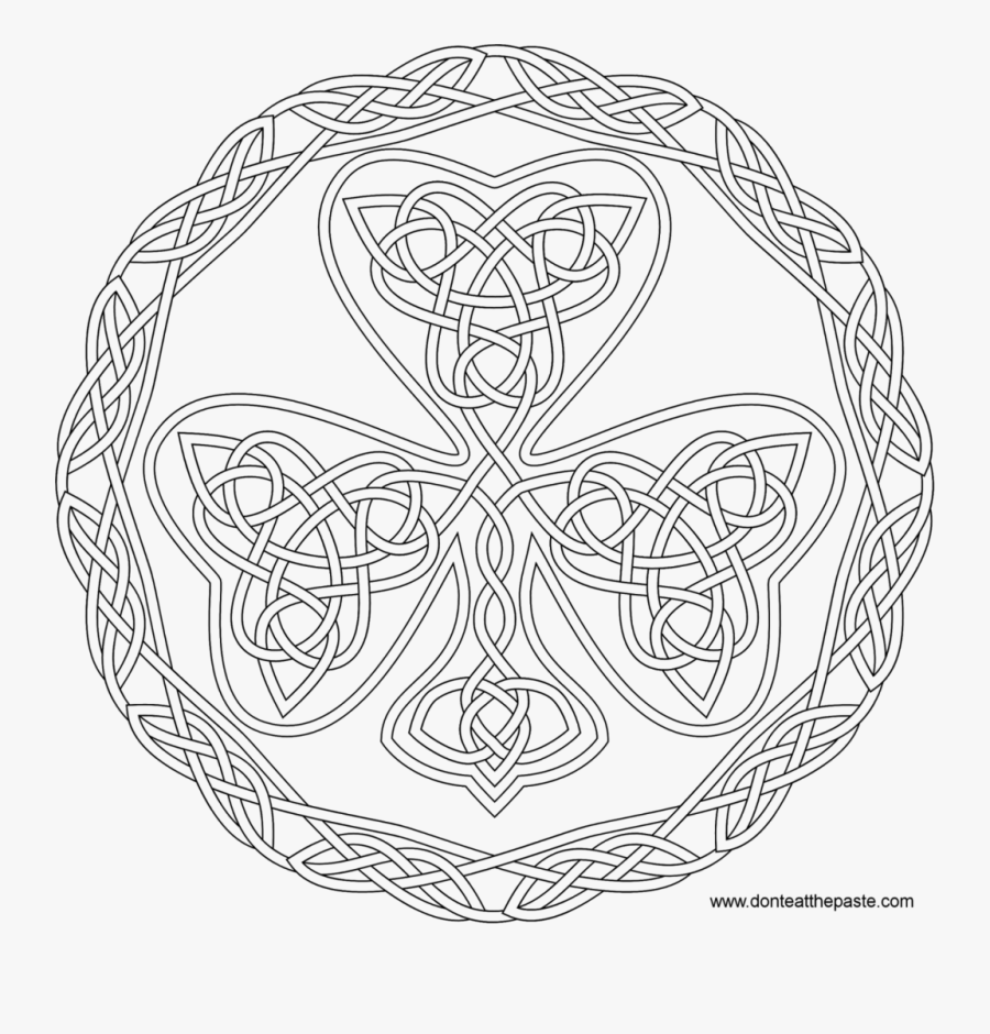 Celtic Knot Coloring Pages To Download And Print - Act For America Symbol, Transparent Clipart