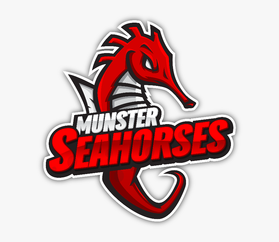 Munster Swim Club Seahorse Logo, Transparent Clipart