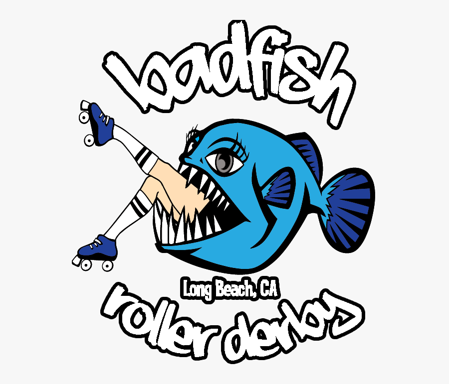 Long Clip Roller - Badfish Roller Derby, Transparent Clipart