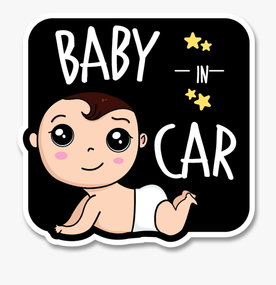 Baby On Board Sticker, Transparent Clipart