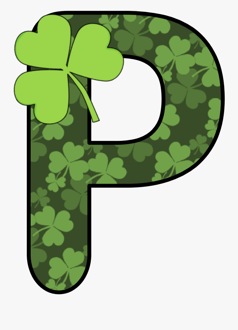 San Patrick Alphabet Letters, Transparent Clipart