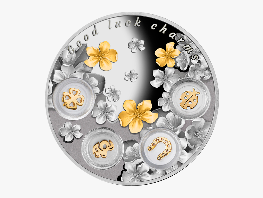 Niue 2015 5$ Good Luck Charms - Good Luck Charms Coin, Transparent Clipart