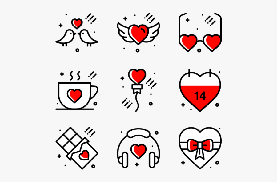 Love - Heart, Transparent Clipart