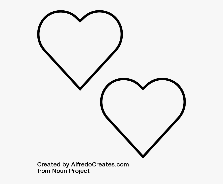 Duo Two Hearts Icon - Heart, Transparent Clipart