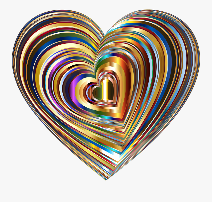 Hearts In Heart Twist 2 Clip Arts - Heart, Transparent Clipart
