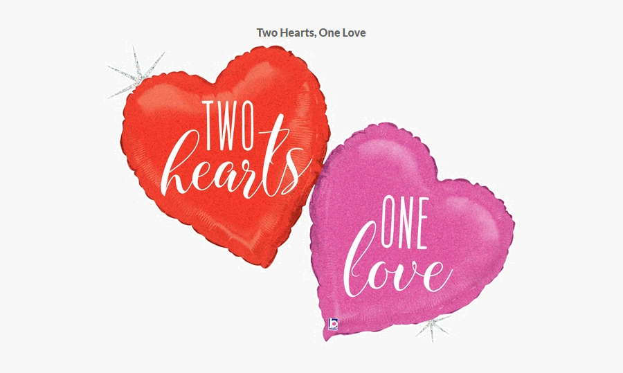 One Love Two Hearts, Transparent Clipart