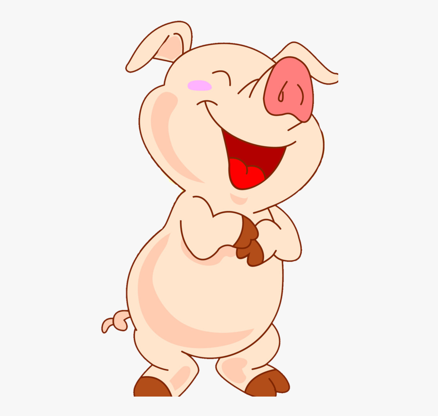 Cochons,tubes Flying Pig, Pig Drawing, Pig Illustration, - Animals Cartoon Laughing, Transparent Clipart