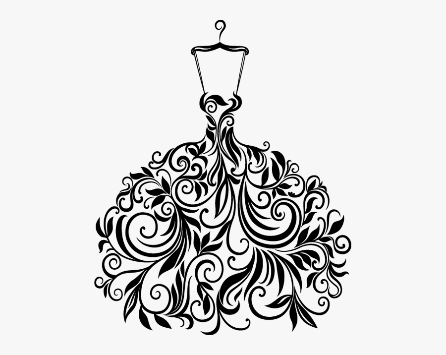 Melise Boutique Logo - Wedding Dress Clipart, Transparent Clipart
