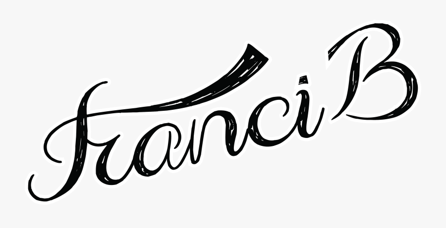 Francib Boutique Llc - Calligraphy, Transparent Clipart