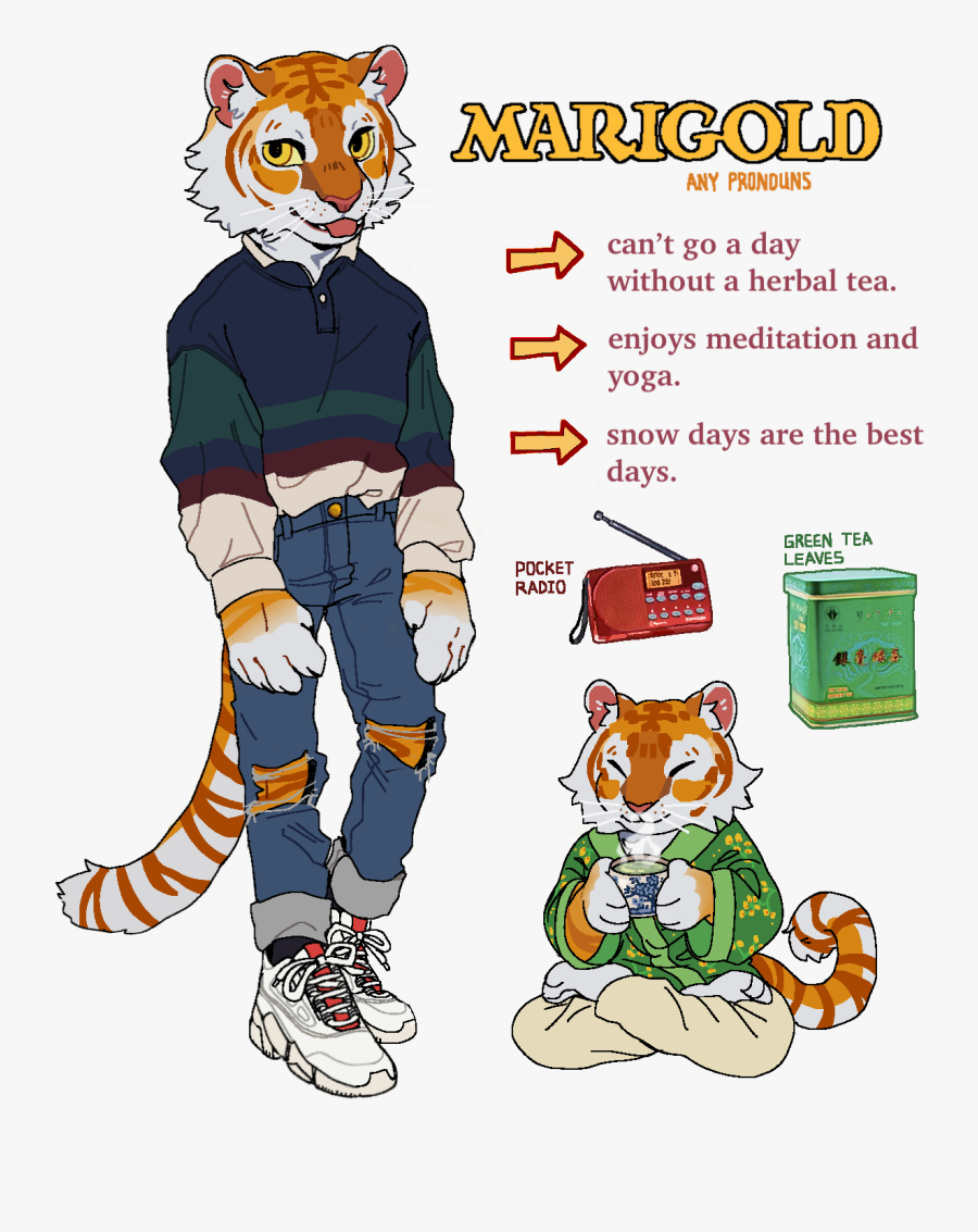 Marigold Clip Art, Transparent Clipart