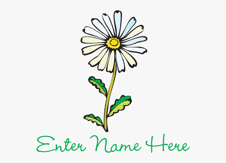 Flor De Campo Para Dibujar, Transparent Clipart