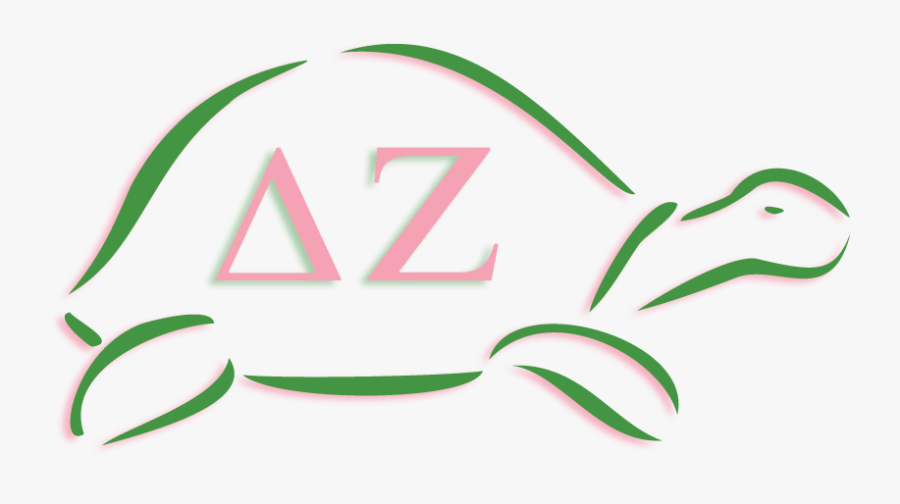 Delta Zeta Turtle Png, Transparent Clipart