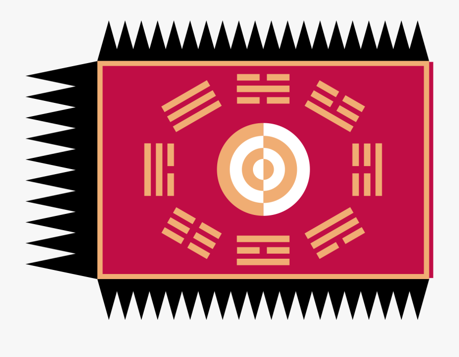 Joseon - Kingdom Of Korea Flag, Transparent Clipart