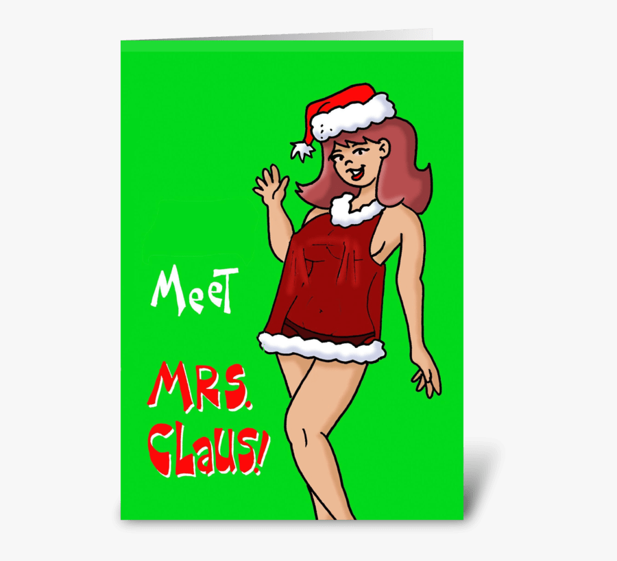 Claus Greeting Card - Cartoon, Transparent Clipart