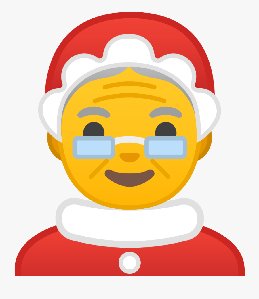 Claus Icon - Old Woman Emojis, Transparent Clipart