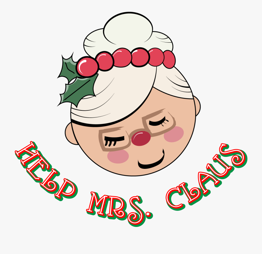 Help Mrs - Claus, Transparent Clipart