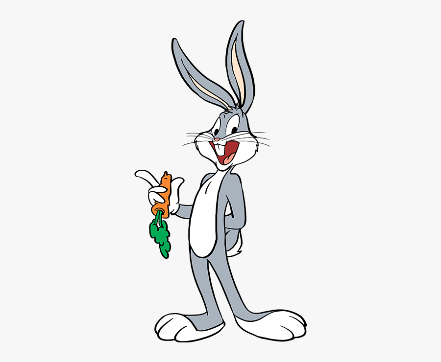 How To Draw Bugs Bunny - Cartoon Characters Bugs Bunny, Transparent Clipart