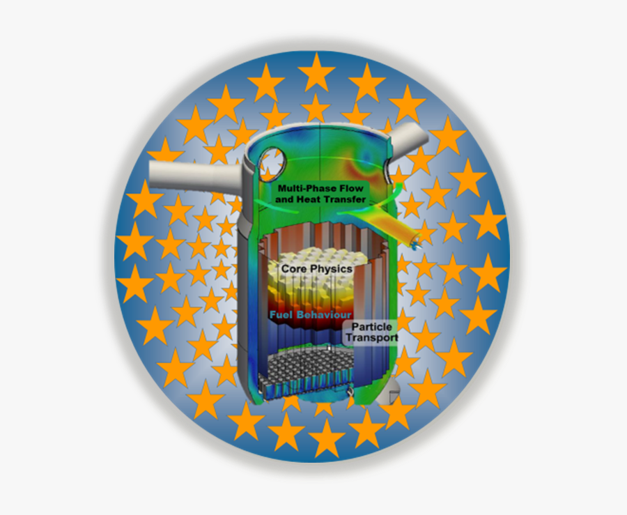 Stars Stamp - Circle, Transparent Clipart