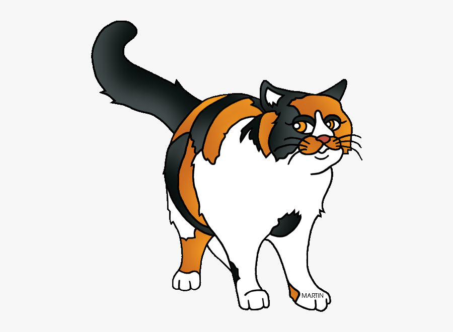 State Cat Of Maryland - Calico Cat Clipart, Transparent Clipart
