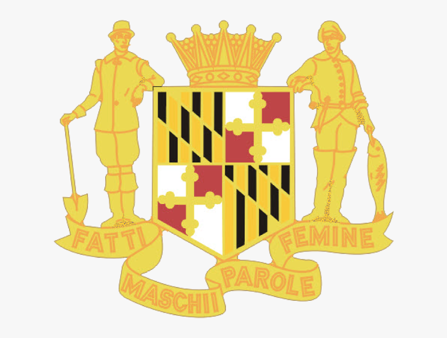 Maryland Army National Guard Unit Crest, Transparent Clipart