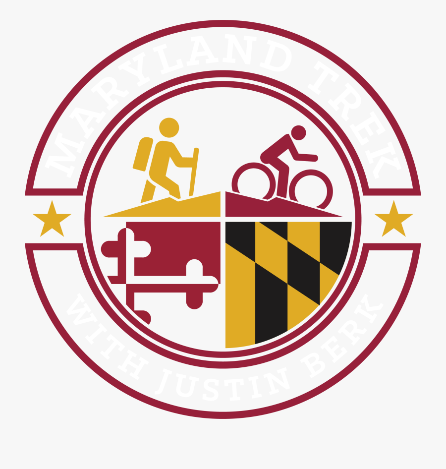 Maryland Flag And Seal, Transparent Clipart