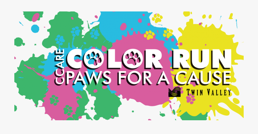 Color Run 2015 Logo With Twin Valley Clipart , Png - Color Run, Transparent Clipart