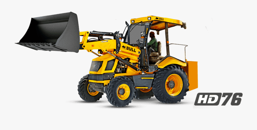 Construction-equipment - Bull Loader, Transparent Clipart