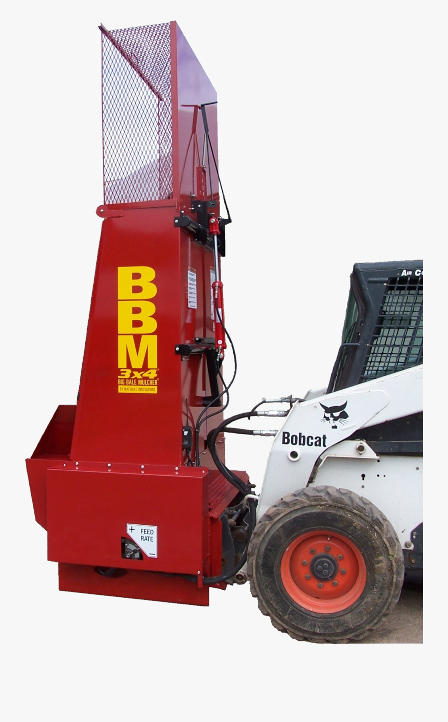 2426 Bbm3x4 Nbg Big Bale Mulcher For Sk - Skid Steer Hand Mulcher, Transparent Clipart