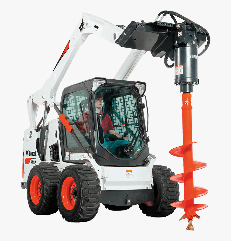 Transparent Bobcat Machine Png - Skid-steer Loader, Transparent Clipart