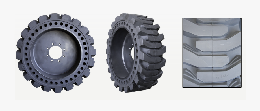 Transparent Skidsteer Clipart - Solid Skid Steer Tires, Transparent Clipart