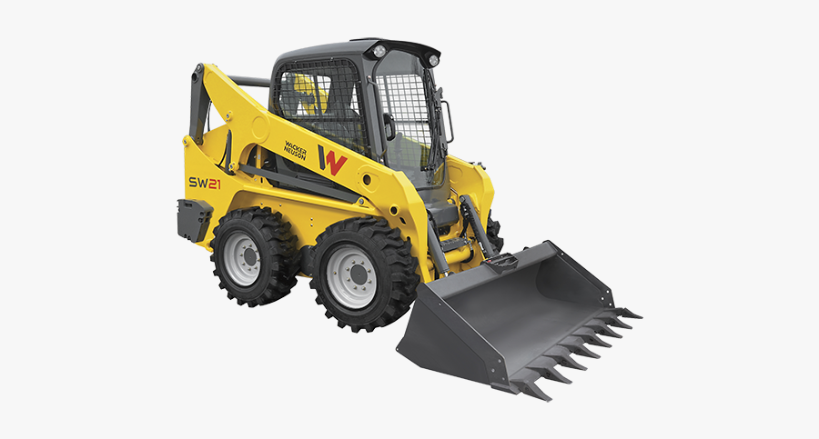 Skid Steer Wacker Neuson, Transparent Clipart