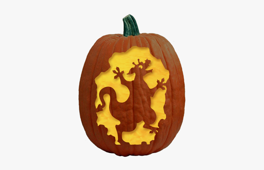Clip Art Free Fairy Tale Patterns - Pumpkin Carving Patterns, Transparent Clipart
