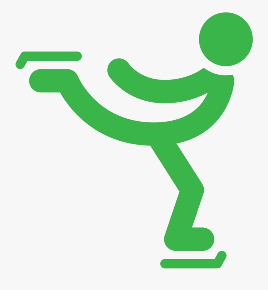 Sport Figure Skating Swimming Ice Skating Computer - Clip Art Ice Skater, Transparent Clipart