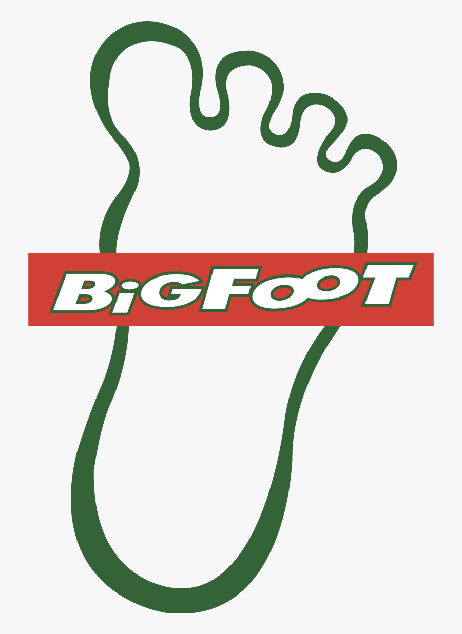 Big Foot Gasoline Vector Logo, Transparent Clipart