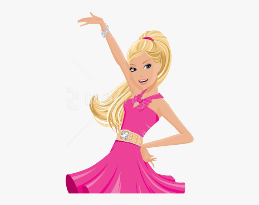 Art,long Hair,gown,fashion Design,style,costume Design,belly - Transparent Background Barbie Png, Transparent Clipart
