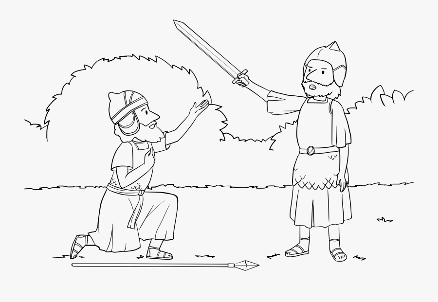 Joshua And The Commander Of The Lord"s Army Coloring - La Vida De Josué Para Colorear, Transparent Clipart