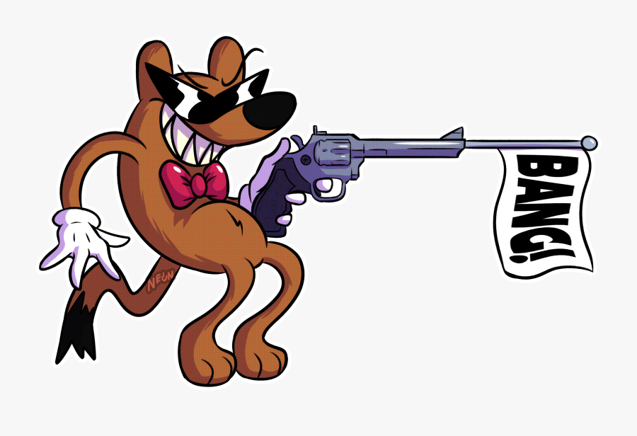 Willie Weasel - Cartoon, Transparent Clipart