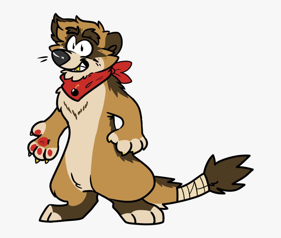 Snafu Weasel - Cartoon, Transparent Clipart