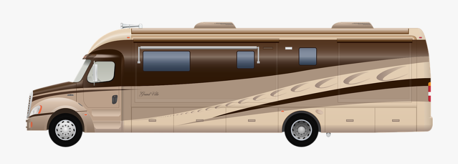Mobile Home, Motorhome, Vehicle, Camper, Caravan - Mobile Home Png, Transparent Clipart