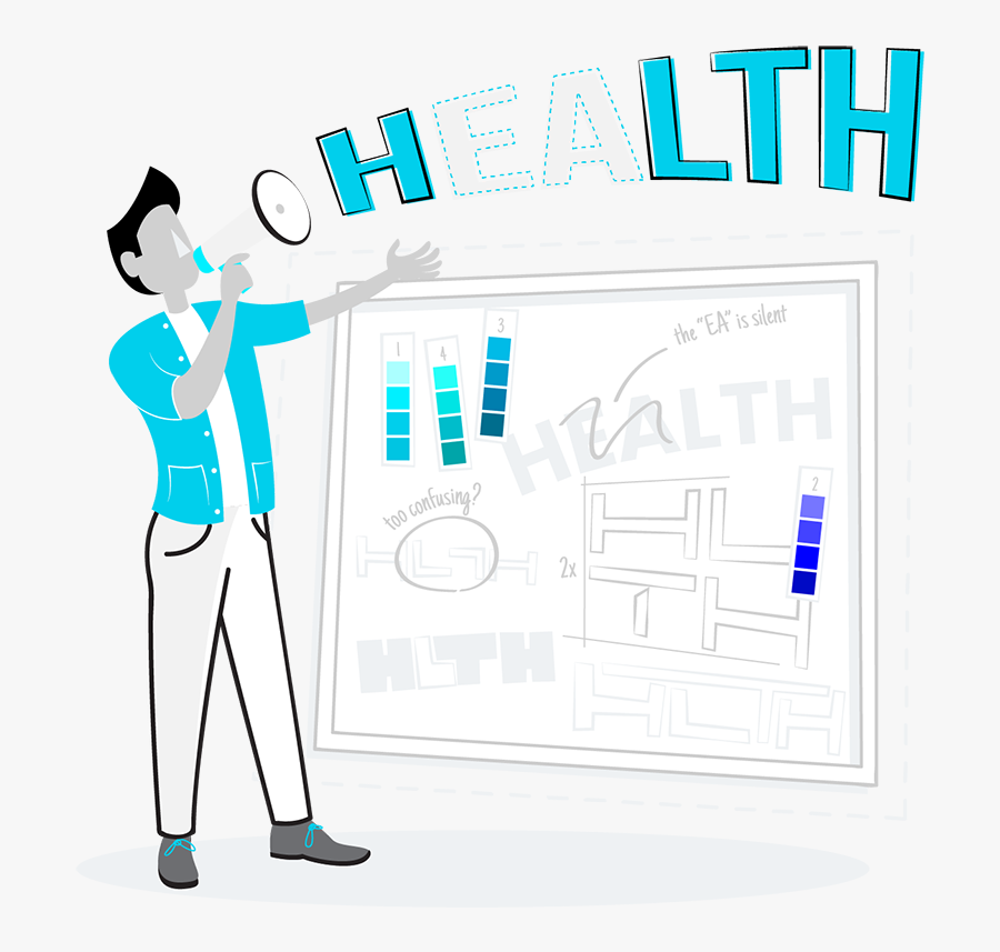 Hlth Is A Four Letter Word - Illustration, Transparent Clipart