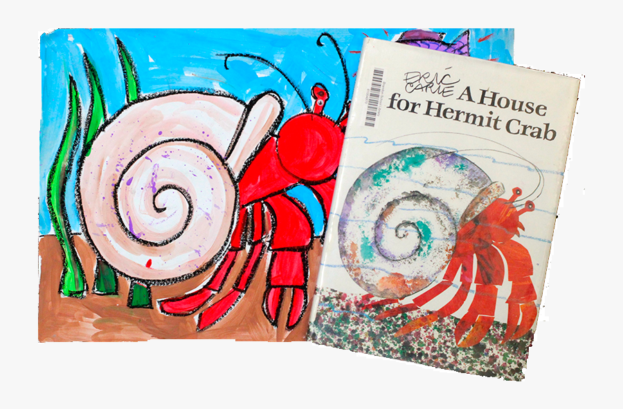 Eric Carle Hermit Crab Craft, Transparent Clipart
