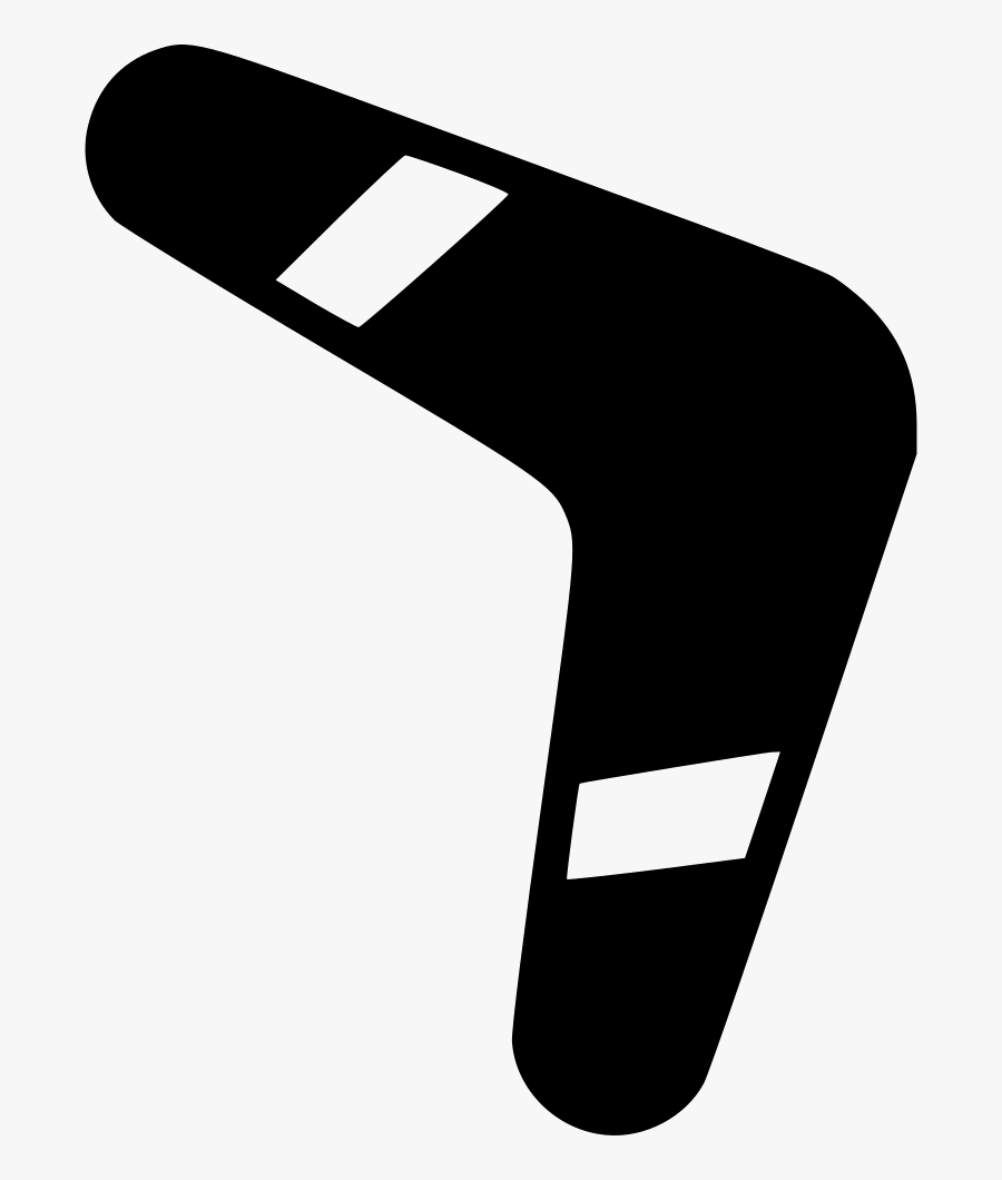 Boomerang Weapon Hunting Shot Toy - Boomerang Outline Icon Png, Transparent Clipart