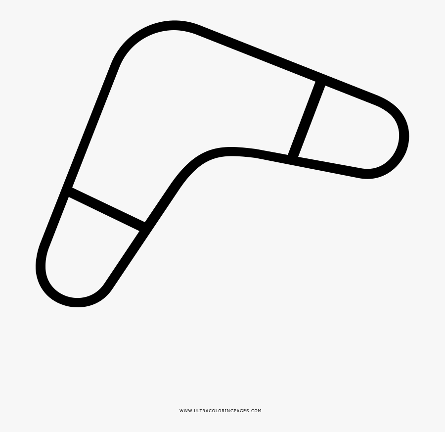 Boomerang Coloring Page - James King Blisworth Fc, Transparent Clipart