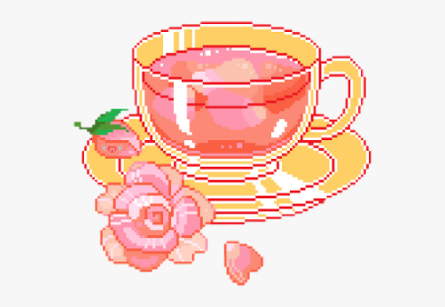 Tea Cup Clipart Transparent Tumblr - Tea Pixel, Transparent Clipart