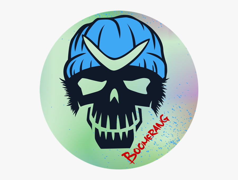 Suicide Squad Skull, Transparent Clipart