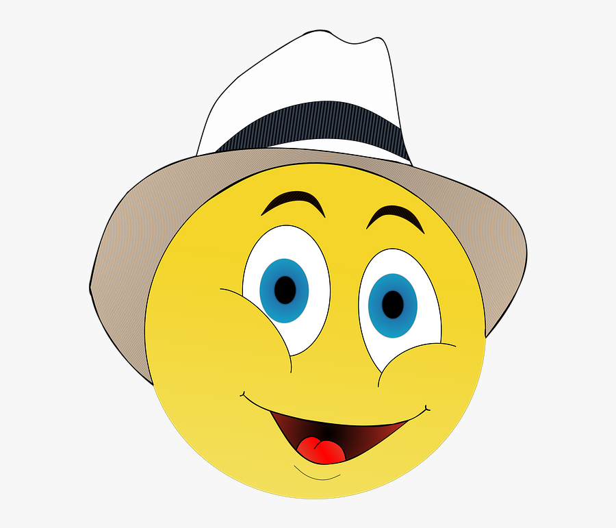Laugh, Friendly, Joy, Hat, Summer Hat, Uv Protection - Smiley Gardening, Transparent Clipart